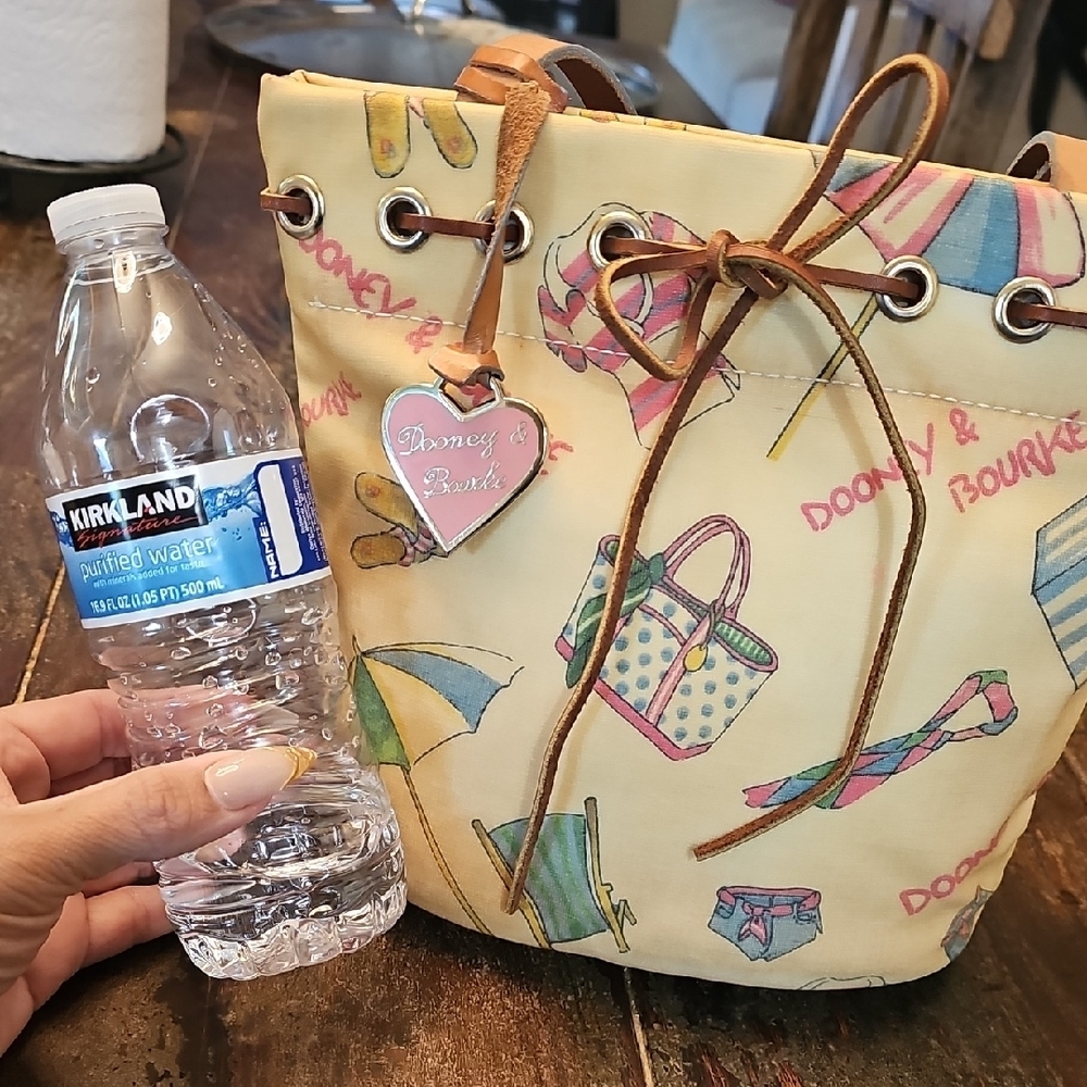 Dooney & Bourke Yellow Graphic Tote - Picture 11 of 11